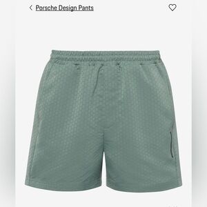 Porsche Design Men's Green Swim Trunks